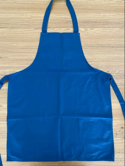Custom Promotional Pure Color Cooking Kitchen Apron Bib Used for Cooking, Baking, Cleaning